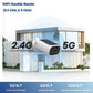Caméra Solaire Extérieure WiFi 4MP Étanche IP67